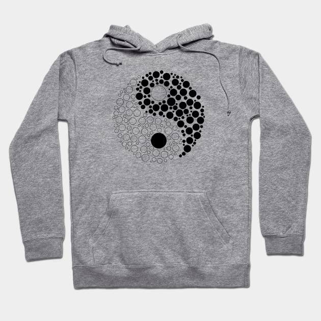 Yin yang Hoodie by Florin Tenica